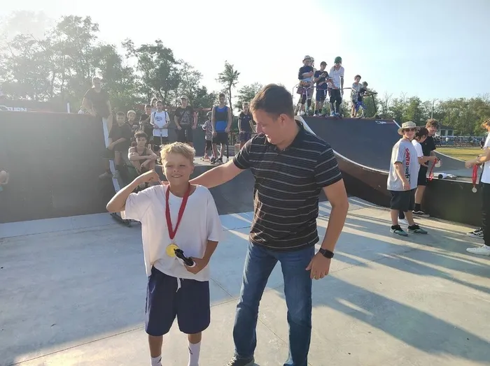 Открытие скейт парка