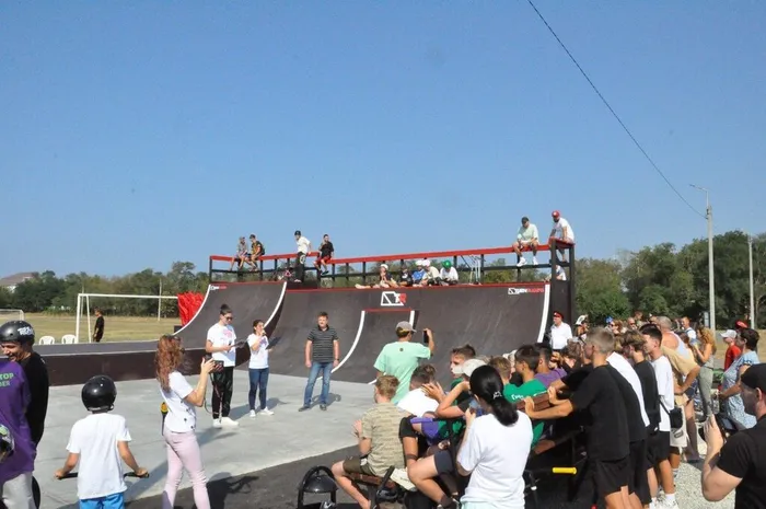 Открытие скейт парка